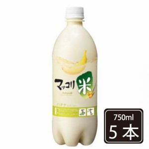 ■『麹醇堂』クッスンダン　米マッコリ バナナ味 750ml【5本】■センマッコリ お酒 米酒 発酵酒 伝統酒 韓国酒 韓国お酒 韓国食品/キムチ