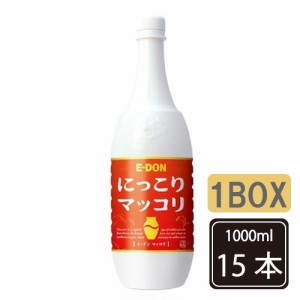 ■イドン【二東】マッコリ−１L（PET)【1BOX-15本】■イドン マッコリ/韓国食品/お酒/キムチ/チヂミ/にっこり/韓国お酒/キムチ/韓国マッ