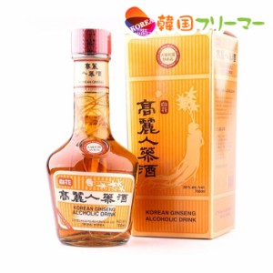 高麗人参酒 4年根人参一本入 (700ml)【1本】お酒 焼酎 韓国焼酎 韓国お酒 お酒 薬酒 健康酒 韓国食品 韓国特産品 Gift用 洋酒　　白花　