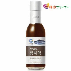 清浄園 味鮮生 マグロエキス 250ml 瓶  /韓国食品/韓国料理/調味料/韓国ソース/甘いソース