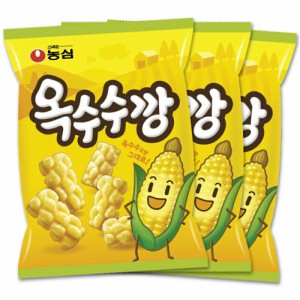 農心 コーンスナック トウモロコシカン ７０ｇ×３袋セット 韓国大人気商品トウモロコシカン（コーンスナック）トウモロコシの形のお菓子