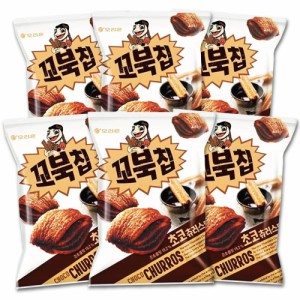 ■ オリオン コブクチップ チョコチュロス味  65gx6個  ■韓国食品■ 韓国食品、韓国菓子　コンソメ　とうもろこし　韓国お菓子 コブック