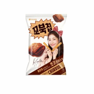 ■ オリオン コブクチップ チョコチュロス味  80gx1個  ■韓国食品■ 韓国食品、韓国菓子　コンソメ　とうもろこし　韓国お菓子 コブック