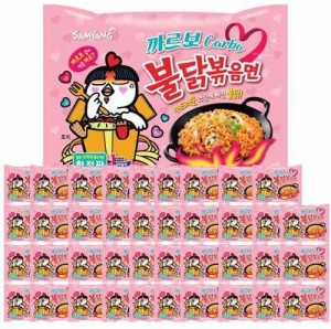 【送料無料】SAMYANG 三養 40個入(1ケース) カルボブルブルダック炒め麺 プルタク炒め麺 プルダックポックンミョン/プルタク炒め麺/韓国 