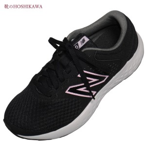 【靴のHOSHIKAWA】  『New Balance WE420 FB2』 22cm〜25.5cm 2E レディース スニーカー レースアップ ランニング ブラック カジュアル 