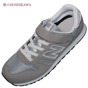 New Balance YV373 KG2 ニューバランス スニーカー 17cm〜24cm ベルクロ グレー マジックテープ ユニセックス 合皮