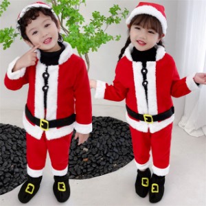 赤ちゃん サンタ コスプレ サンタクロース コスチューム 衣装 キッズ男の子女の子 クリスマス パーティー クリスマス 仮装 送料無料