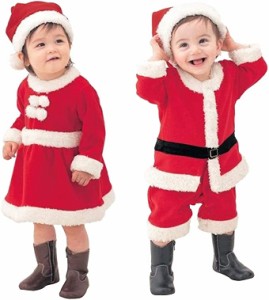 コスプレ衣装 子供服 クリスマス サンタクロース 帽子付き 女の子 男の子 ロンパース ワンピース キッズ 赤ちゃん送料無料
