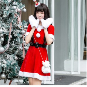 サンタ コスプレ コスチューム サンタ衣装 クリスマス レディース 衣装 セット 大きいサイズ サンタクロース イベント 仮装 パーティー 