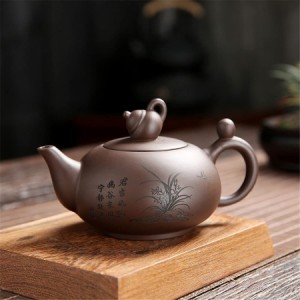 紫砂のティーポット 手作り大容量 職人技 お手入れが簡単 お礼 プレゼント 茶道具 茶道 ギフト 卒業式 中国茶 茶壺 精製
