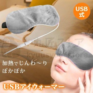 【送料無料】USBアイウォーマー 眼精疲労 ドライアイ アイピロー 健康 アイマスク アイウェア 対策 疲労 癒し 目元 ホット 仕事疲れ 持ち