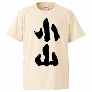 おもしろTシャツ 小山 ギフト プレゼント 面白 メンズ 半袖 無地 漢字 雑貨 名言 パロディ 文字