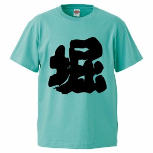 おもしろTシャツ 堀 ギフト プレゼント 面白 メンズ 半袖 無地 漢字 雑貨 名言 パロディ 文字