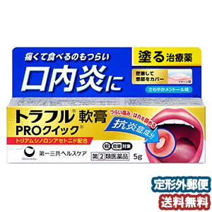 【第（2）類医薬品】 トラフル軟膏PROクイック 5g ※セルフメディケーション税制対象商品 メール便送料無料