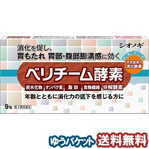 【第3類医薬品】 ベリチーム酵素　9包 メール便送料無料