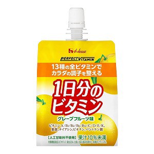 パーフェクトビタミン 1日分のビタミンゼリー グレープフルーツ 180g×24個 (1セット)