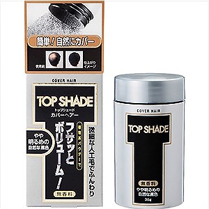 トップシェード　カバーヘアー　＜やや明るめの自然な黒色＞　35g