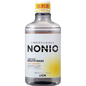 NONIO マウスウォッシュ　ノンアルコール ライトハーブミント　600mL 医薬部外品NONIO(ノニオ)
