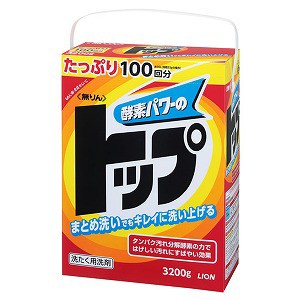 ライオン 無リントップ 粉末洗剤 3.2kg