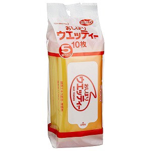 和光堂 おしぼりウエッティー 10枚×5個パック