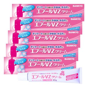 【第2類医薬品】エプールVZクリーム 30g 鎮痒消炎薬 ×5個セット 送料無料