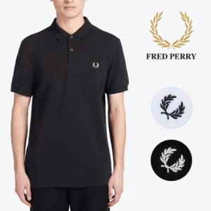 FRED PERRY フレッドペリー ポロシャツ シャツ Tシャツ 半袖 正規品 ブラウス 鹿の子 ブラック メンズ THE FRED PERRY SHIRT BLACK CHAMP