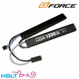 G-FORCE リポバッテリー Noir 7.4V 1200mAh SOPMOD 対応 サドルパック 20C