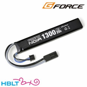 G-FORCE リポバッテリー Noir 7.4V 1300mAh ストックイン スティック 20C