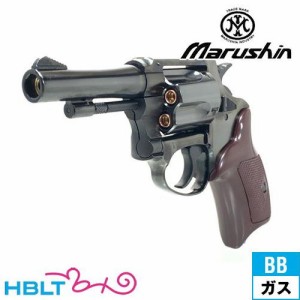 マルシン工業 ポリスリボルバー 77ミリ銃身 Xカート 樹脂グリップ ABS WDブラック 3 インチ（ガスガン リボルバー 本体 6mm）