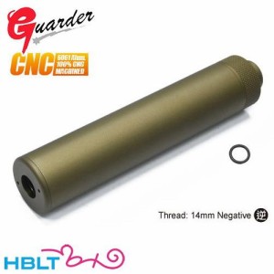 Guarder サイレンサー ハンドガン（14mm逆ネジ アルミ FDE）