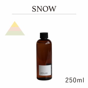 リードディフューザーオイル 250ml SNOW - スノー / 201LAB ニーマルイチラボ レフィル つめかえ