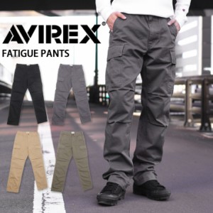 新作 AVIREX アヴィレックス ベーシック ファティーグパンツ カーゴパンツ 6126129 メンズ ボトムス 6ポケット パンツ ベイカーパンツ ロ