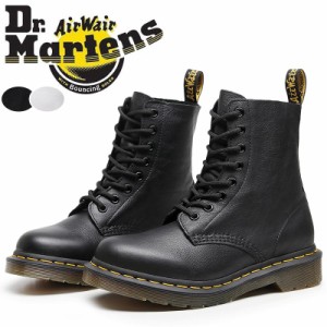 Dr.Martens ドクターマーチン ブーツ メンズ レディース 1460 PASCAL VIRGINIA 8ホールブーツ 黒 白 シューズ マーチン 送料無料