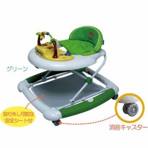 JTC　ベビーウォーカーZOO/グリーン　歩行器＆ロッキングチェアー