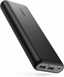 Anker PowerCore 20100  (20100mAh 2ポート モバイルバッテリー) ブラック　PSEマーク認証済み