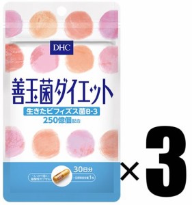 DHC サプリメント 善玉菌ダイエット 30日分×3個セット ディーエイチシー 健康食品