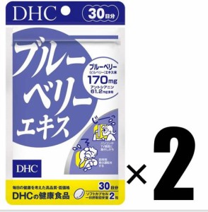 DHC サプリメント ブルーベリーエキス 30日分 健康食品　2個