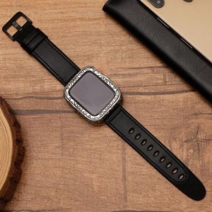 Apple watch アップル ウォッチ  レザー バンド ケース ベルト セット 40 44mm