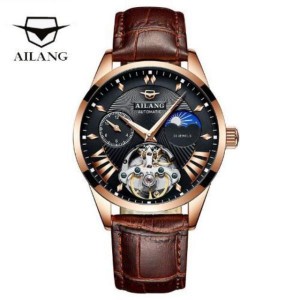 AILANG メンズ 腕時計 ウォッチ 自動巻き 機械式 ルミナスハンズ 一年保証