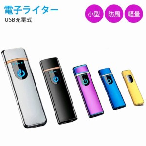 電子ライター USB充電式 プラズマ 電気 usb ライター 小型 充電式 ガス・オイル不要 防風 軽量 薄型 プレゼント