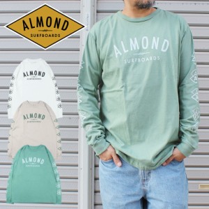 【al-al2201】Almond FINESURFING アーモンド ファインサーフィン メンズ レディース ホワイト ナチュラル グラス グリーン ロゴ プリン