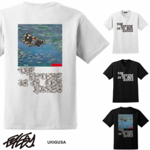 EYEDY アイディー UKIGUSA BP 半袖 tシャツ 大きいサイズ メンズ レディース WHTIE BLACK ホワイト ブラック ブラックパンサー 半袖 プリ