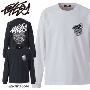 【 eye-463ls】EYEDY アイディー 大きいサイズ メンズ ロングTシャツ AGHARTA LOGO ロンT 長袖 M L XL XXL XXXL Tシャツ デザイン プリン