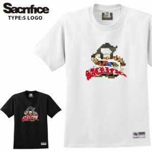 【sac-t053】Sacrifice サクリファイス 大きいサイズ メンズ Tシャツ 半袖 Tシャツ M L XL 半袖Tシャツ 最後の晩餐 デザイン プリント か