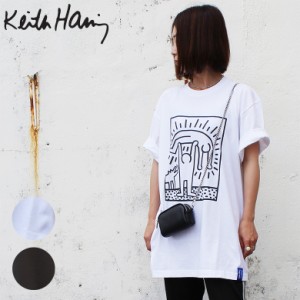 【kh-kh2305】Keith Haring キースへリング Tシャツ プリント Keith Haring S/S TEE アート メンズ レディース 軽量 通学 おしゃれ 通勤