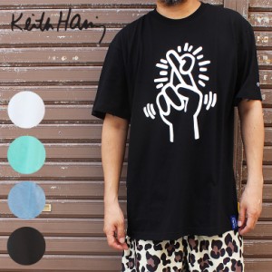 【kh-kh2306】Keith Haring キースへリング Tシャツ プリント Keith Haring S/S TEE アート メンズ レディース 軽量 通学 おしゃれ 通勤