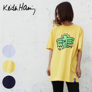 【kh-kh2310】Keith Haring キースへリング Tシャツ プリント Keith Haring S/S TEE G (Badman) アート メンズ レディース 軽量 通学 お