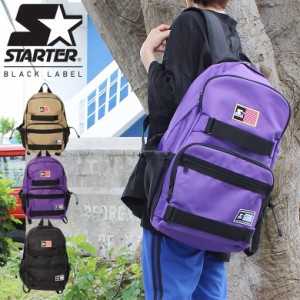 【st-db001】STARTER BLACK LABEL(スターターブラックレーベル) スケートボード BACK PACK リュック ST-DB001 バックパック 大容量 メン