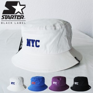 【st-hat004】STARTER BLACK LABEL スターター ワンポイント バケットハット HAT LA ロサンゼルス メンズ レディース キャップ ユニセッ