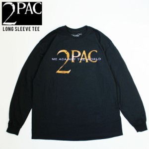 2PAC  2パック Tシャツ アーティスト Tシャツ ロンT ブラック M L XL ストリート メンズ ミー・アゲインスト・ザ・ワールド HIPHOP ヒッ